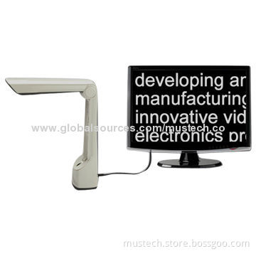 Desktop Magnifier for Newspapers Reading with 4-color Modes, TV-out, Zoom Freeze